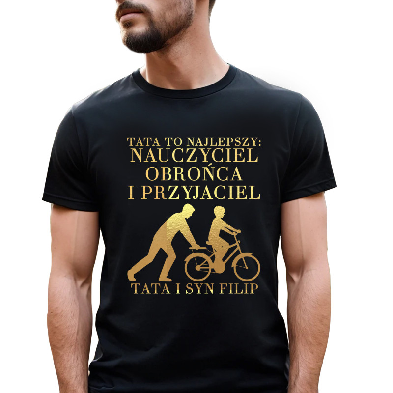 Koszulka Tata Najlepszy Nuczyciel