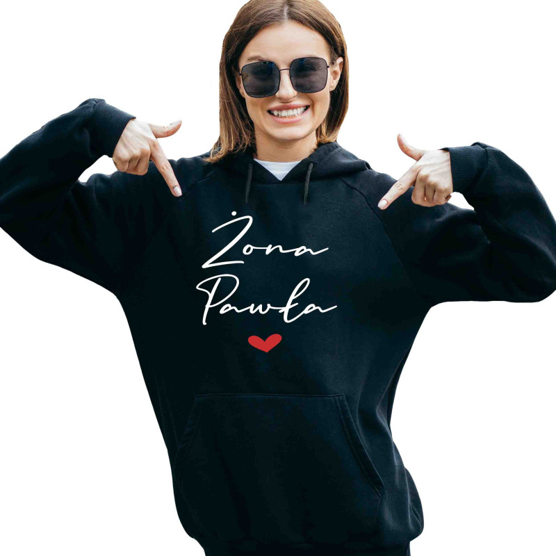 Bluza Żona imię męża serce