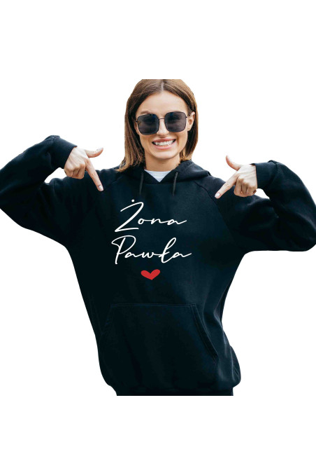 Bluza Żona imię męża serce