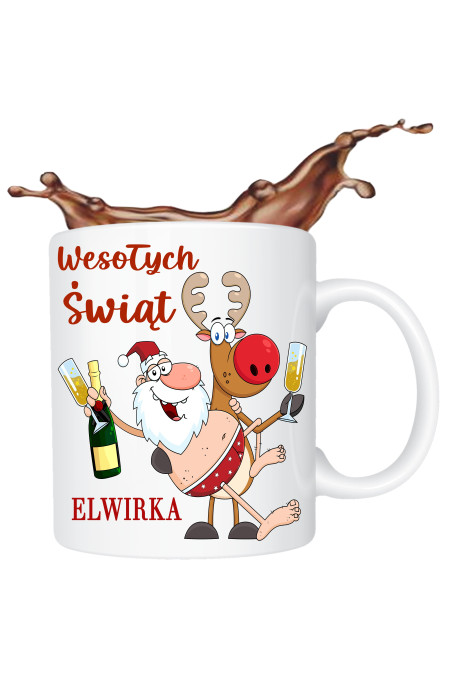 kubek imprezowy Mikołaj