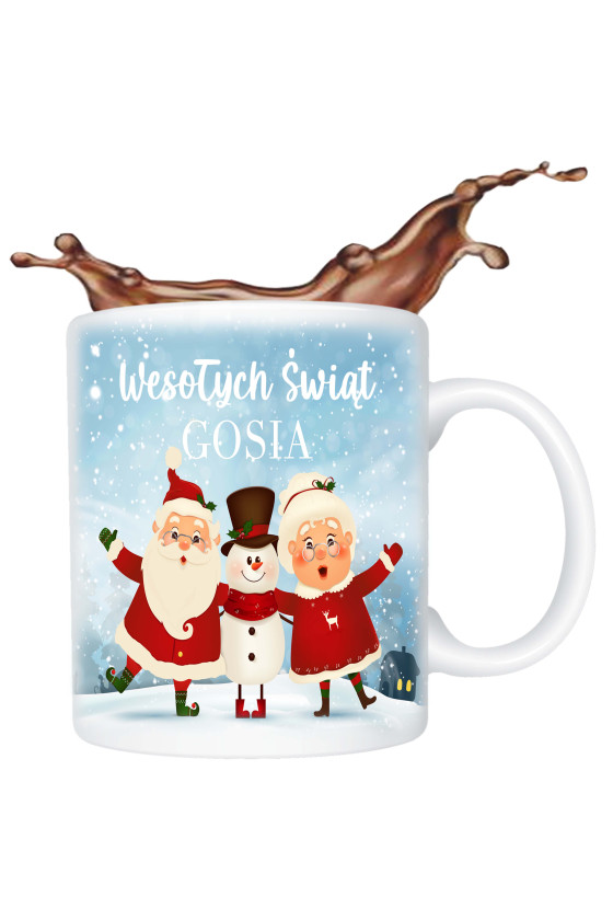 kubek Mikołajki wesołych świąt