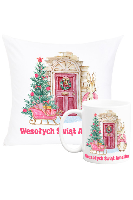 Zestaw świąteczny króliczek
