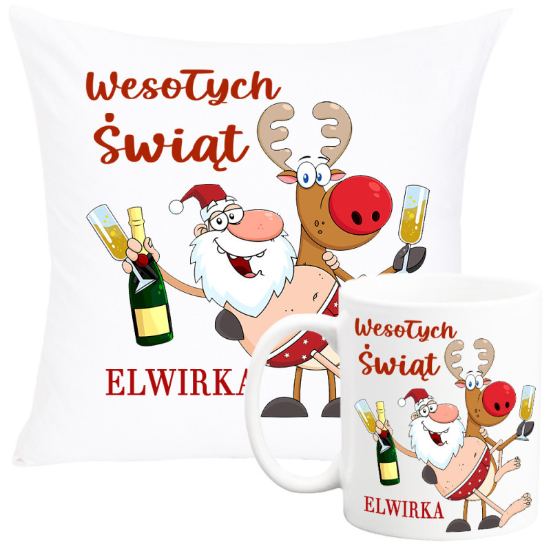 Zestaw świąteczny imprezowy Mikołaj