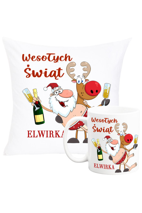Zestaw świąteczny imprezowy Mikołaj