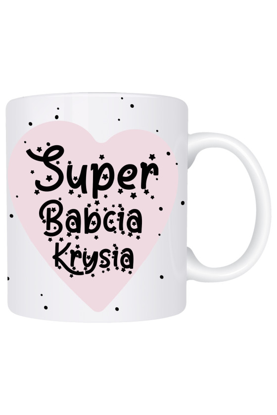 kubek serce babcia