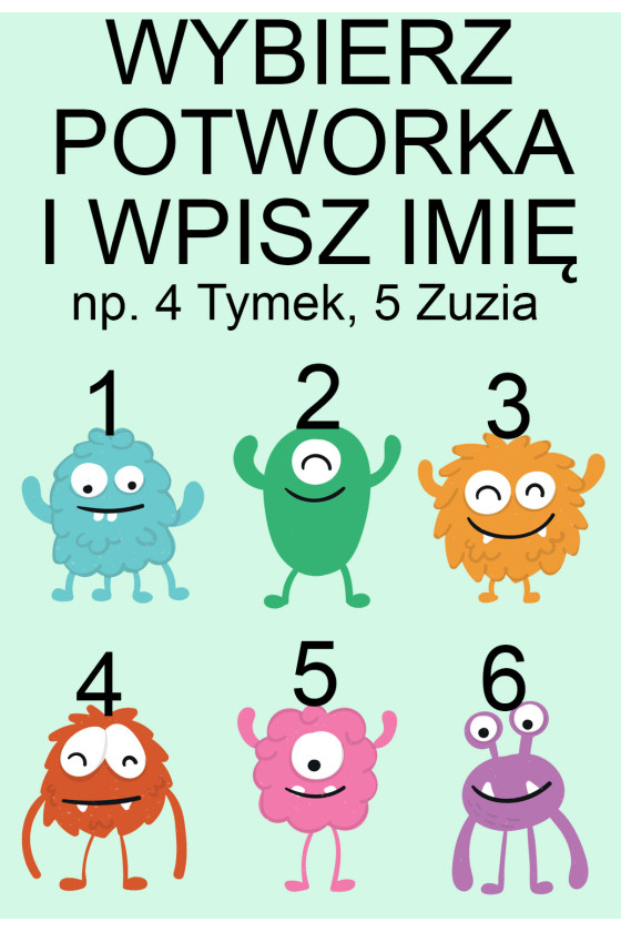 Zestaw potworki