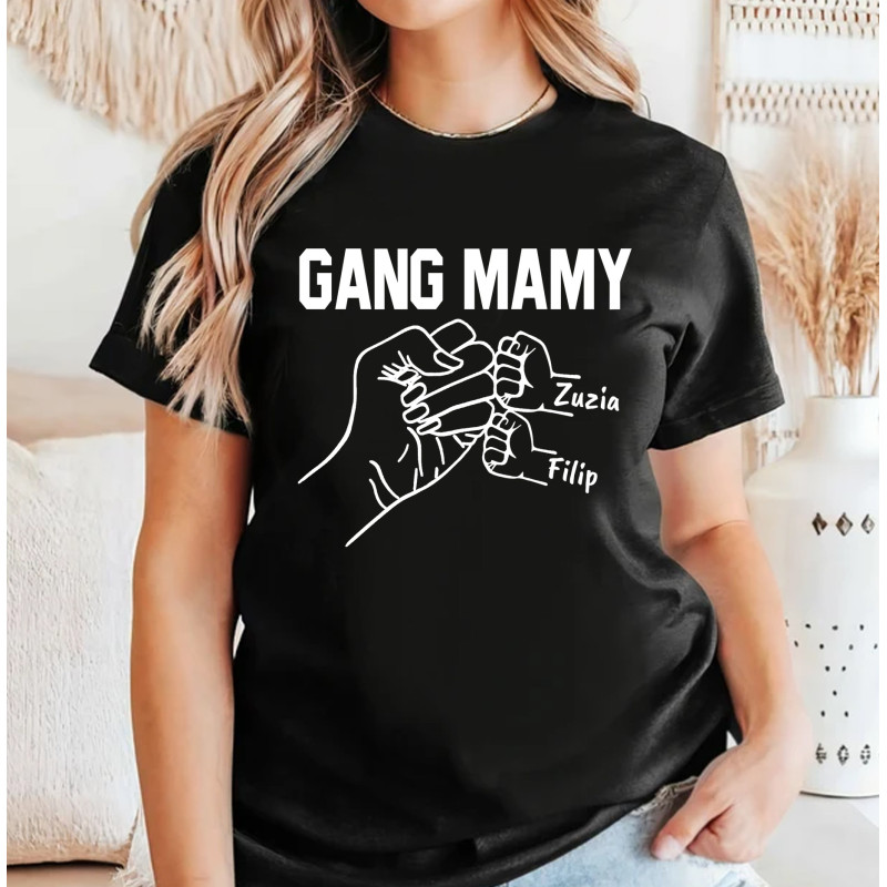 Koszulka gang mamy biel