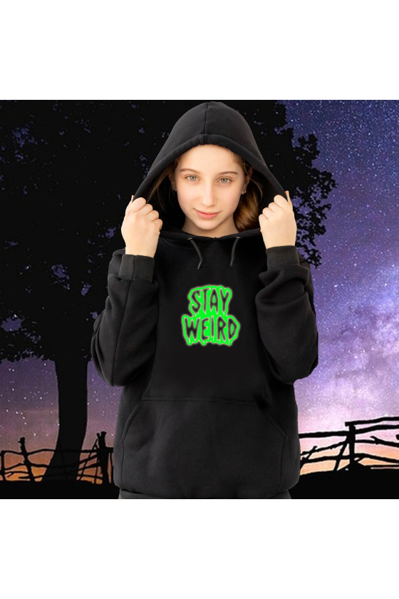 Świecąca bluza stay weird