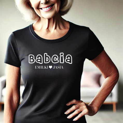 koszulka babcia serduszko