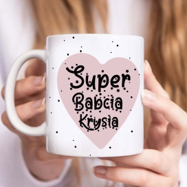 kubek serce babcia