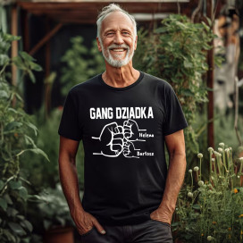 Czarna koszulka gang dziadka