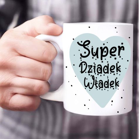 Kubek dla dziadka serce imie