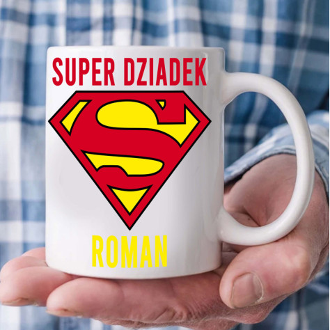 Kubek dziadek superman imie