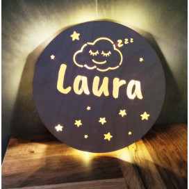 lampka led imie