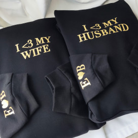 Bluzy wife husband prezent ślubny