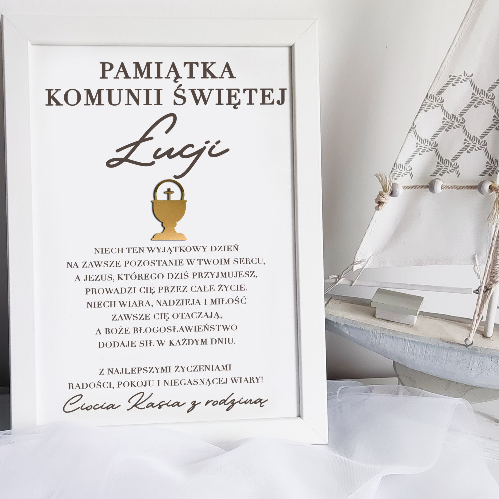 pamiątka komunia święta