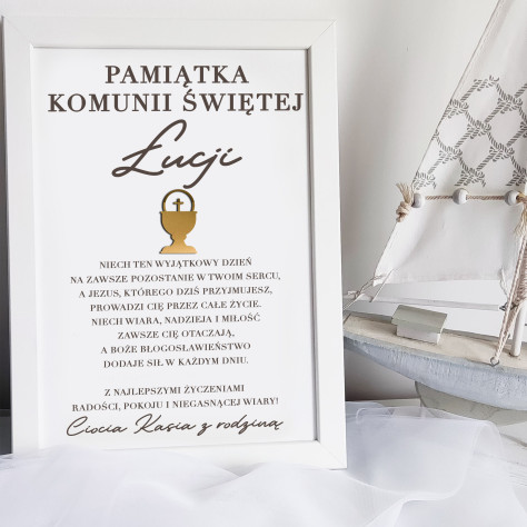 pamiątka komunia święta