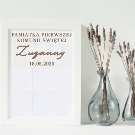ramka na zdjęcia komunia święta
