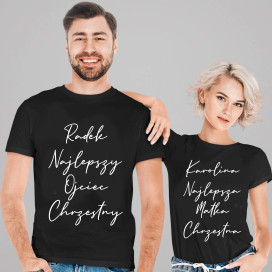 koszulki dla chrzestnych