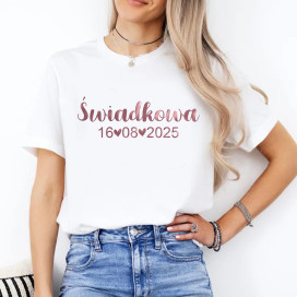 koszulka rose gold data